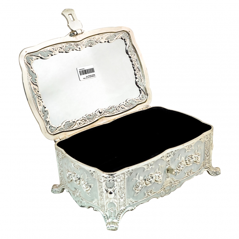 Զարդատուփ AV-7627 Էմալ. Քարով Արծաթ Մեծ 2